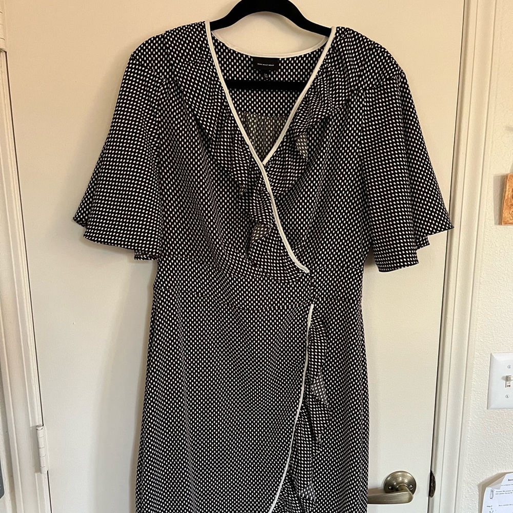 Who What Wear Retro-Style Wrap Dress